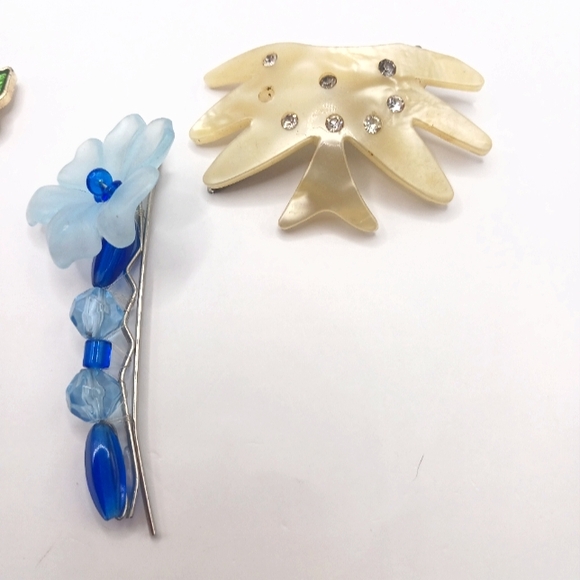 Lot of 4 Vintage‎ Barrettes or Clips - Picture 5 of 8